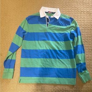 Vineyard Vines Rugby Shirt - Green/Blue